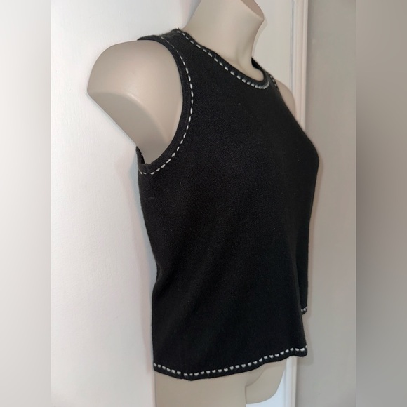 Studio Works Black Sleeveless Tank Top #1745 - Picture 4 of 9